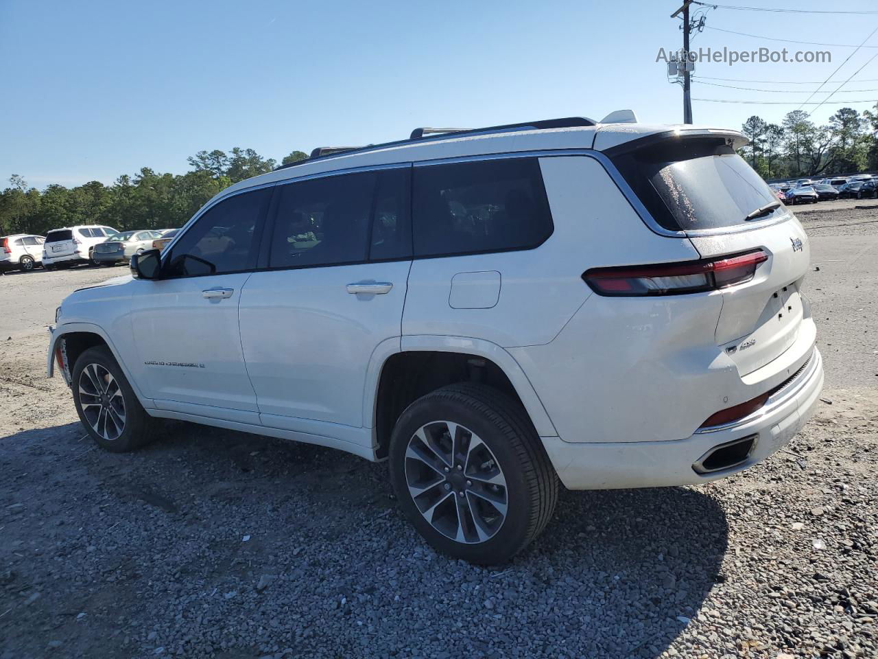 2021 Jeep Grand Cherokee L Overland White vin: 1C4RJKDG9M8144418