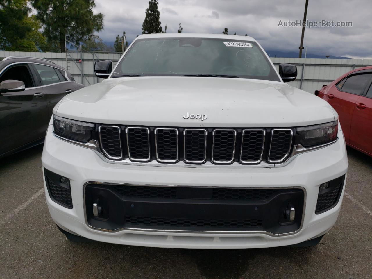 2021 Jeep Grand Cherokee L Overland White vin: 1C4RJKDGXM8157047