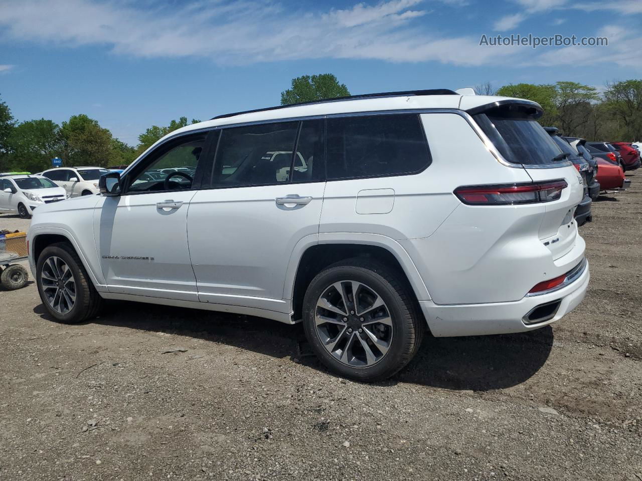 2021 Jeep Grand Cherokee L Overland White vin: 1C4RJKDGXM8212063