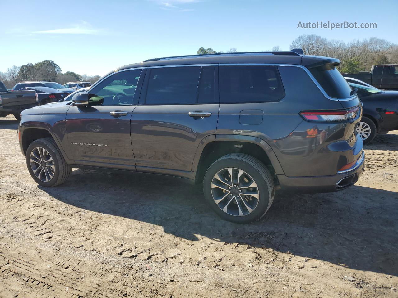 2021 Jeep Grand Cherokee L Overland Gray vin: 1C4RJKDT3M8192140