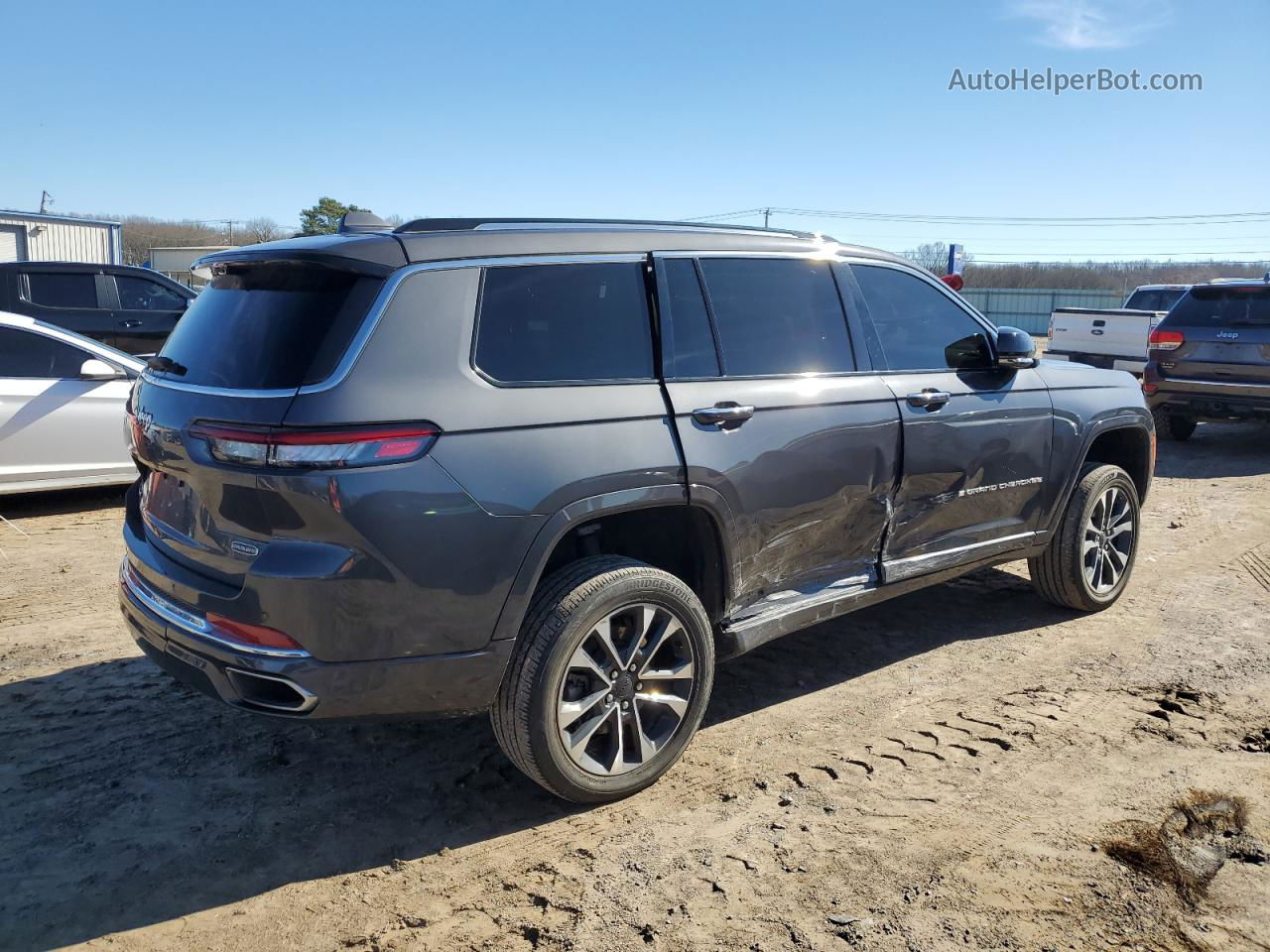 2021 Jeep Grand Cherokee L Overland Gray vin: 1C4RJKDT3M8192140