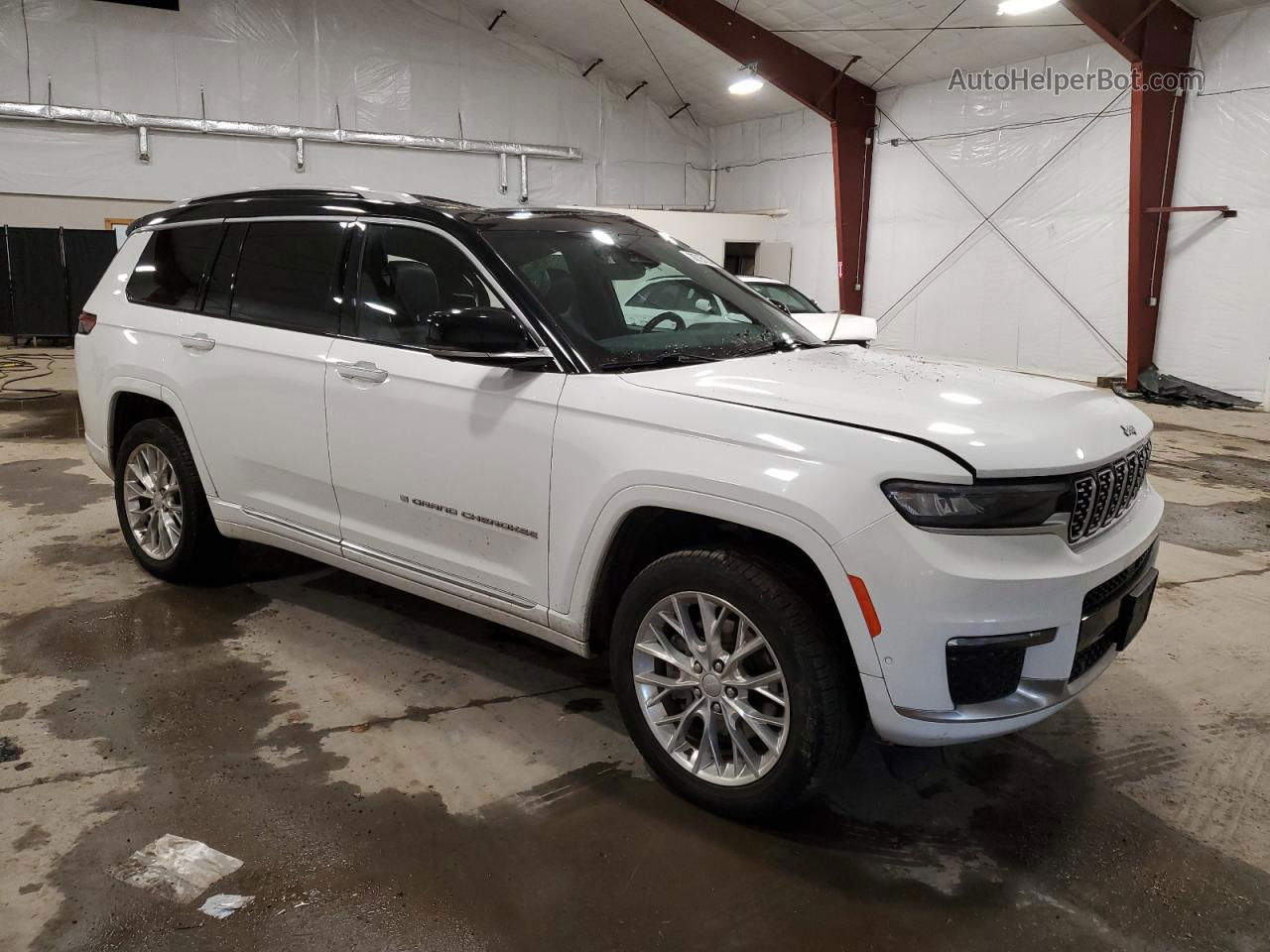 2021 Jeep Grand Cherokee L Summit White vin: 1C4RJKEG2M8136868