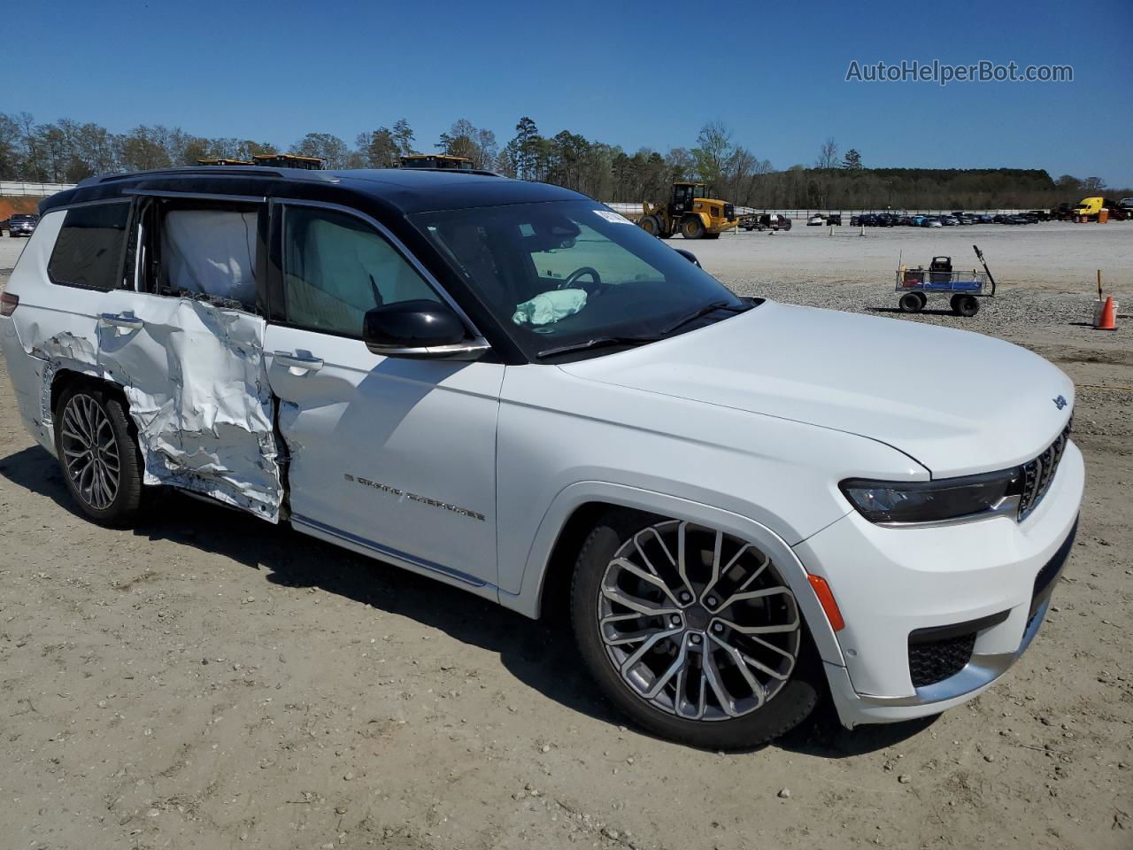 2021 Jeep Grand Cherokee L Summit White vin: 1C4RJKEG4M8128450