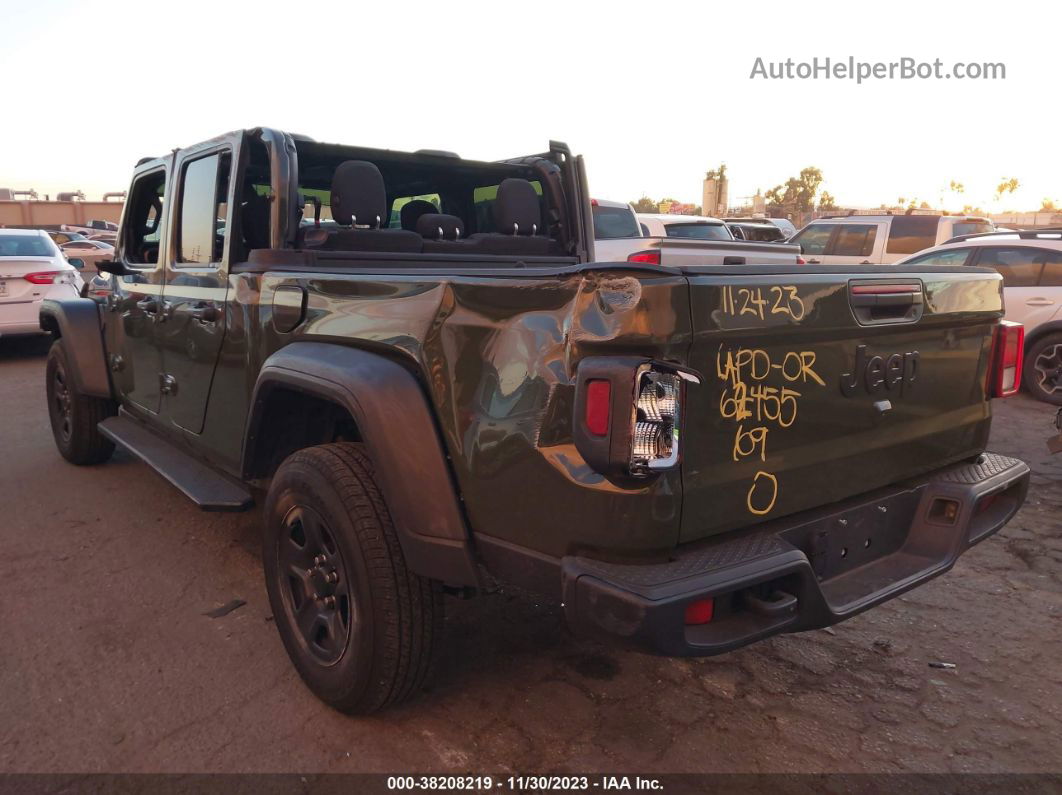 2022 Jeep Gladiator Sport 4x4 Green vin: 1C6HJTAG0NL125963