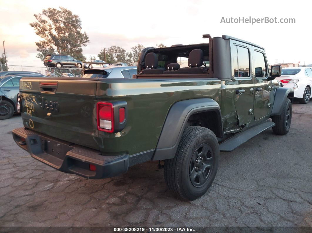 2022 Jeep Gladiator Sport 4x4 Green vin: 1C6HJTAG0NL125963