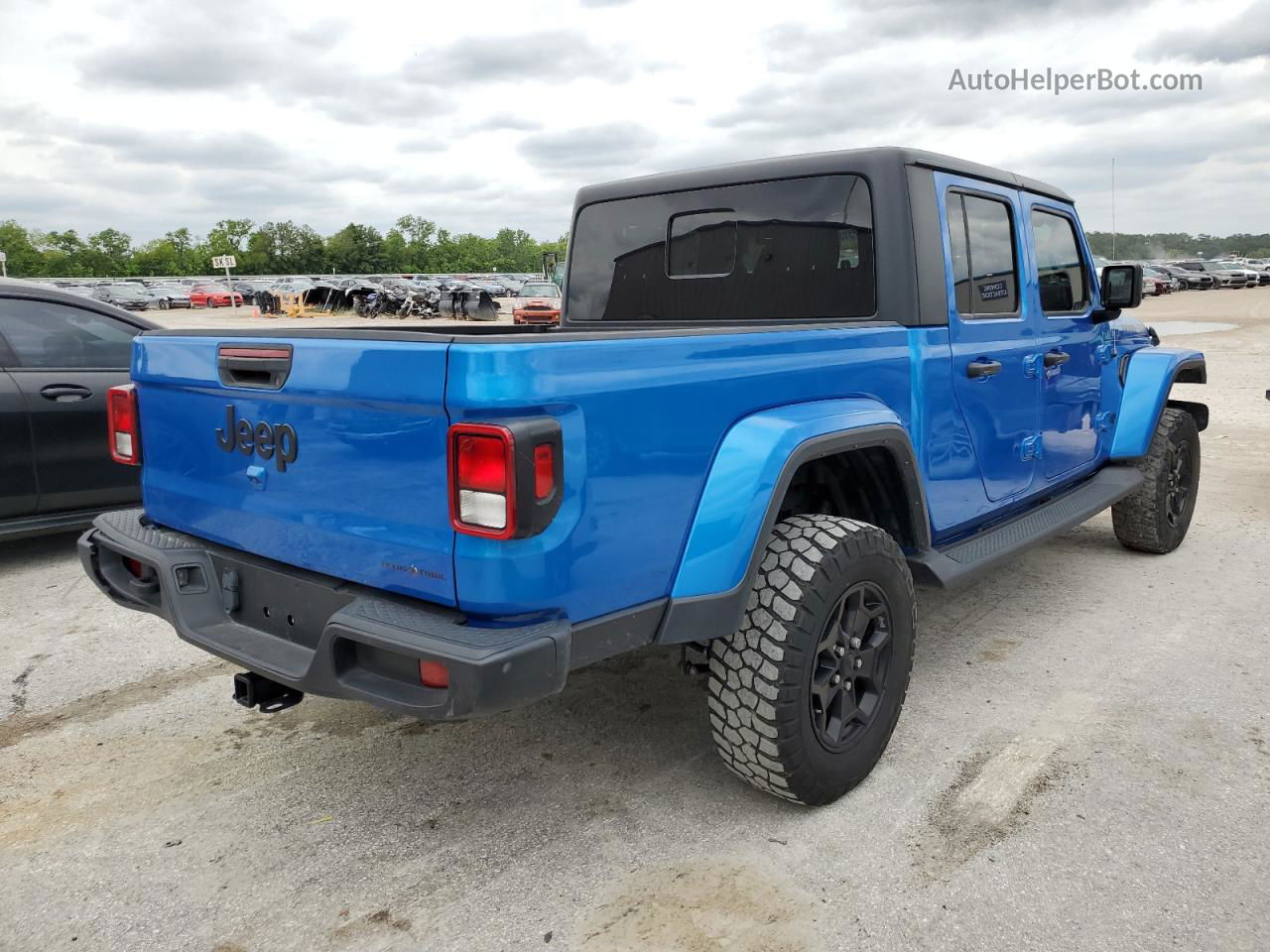 2022 Jeep Gladiator Sport Blue vin: 1C6HJTAG0NL177626