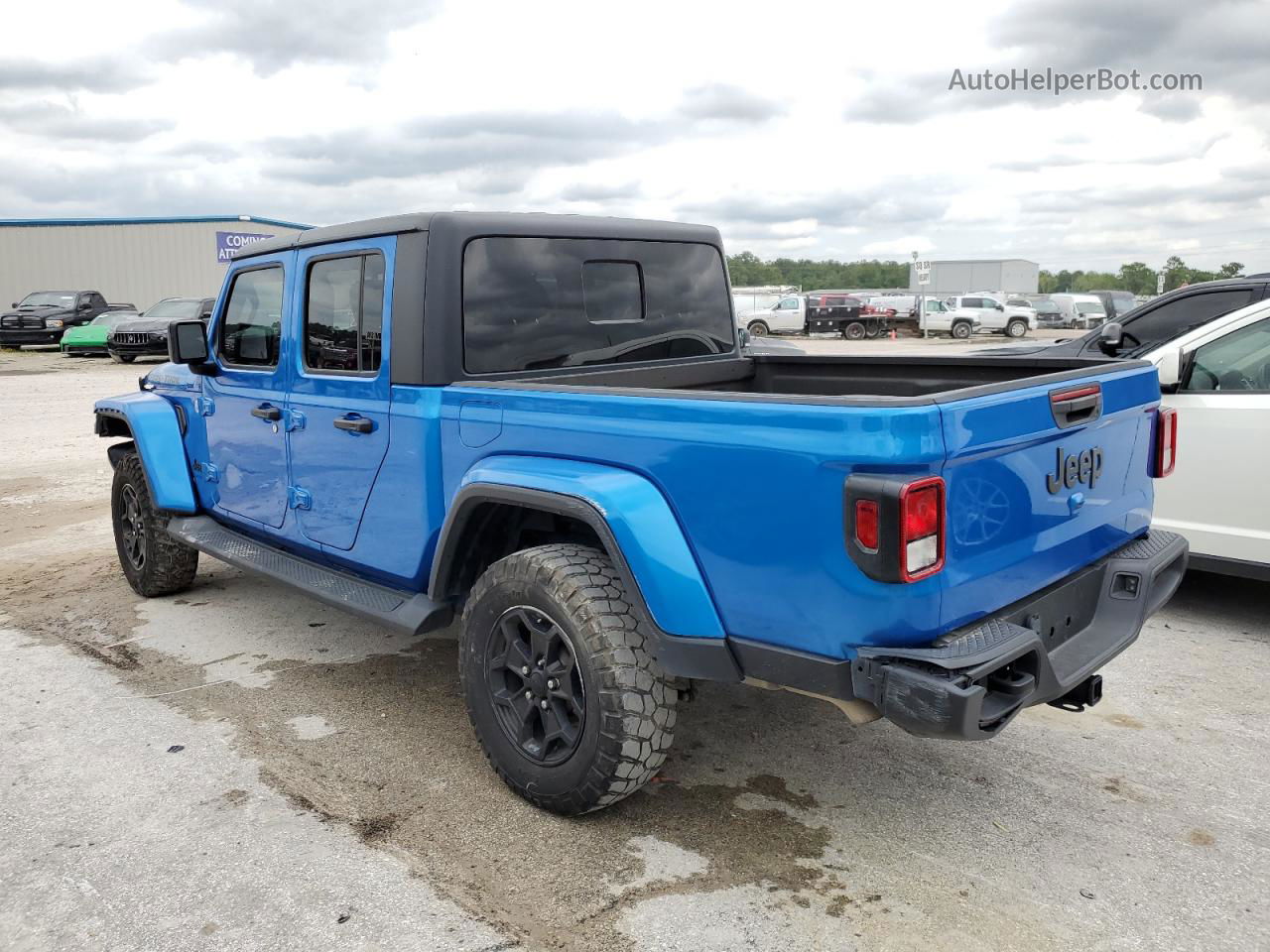 2022 Jeep Gladiator Sport Blue vin: 1C6HJTAG0NL177626