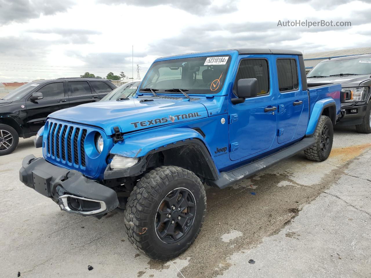 2022 Jeep Gladiator Sport Blue vin: 1C6HJTAG0NL177626