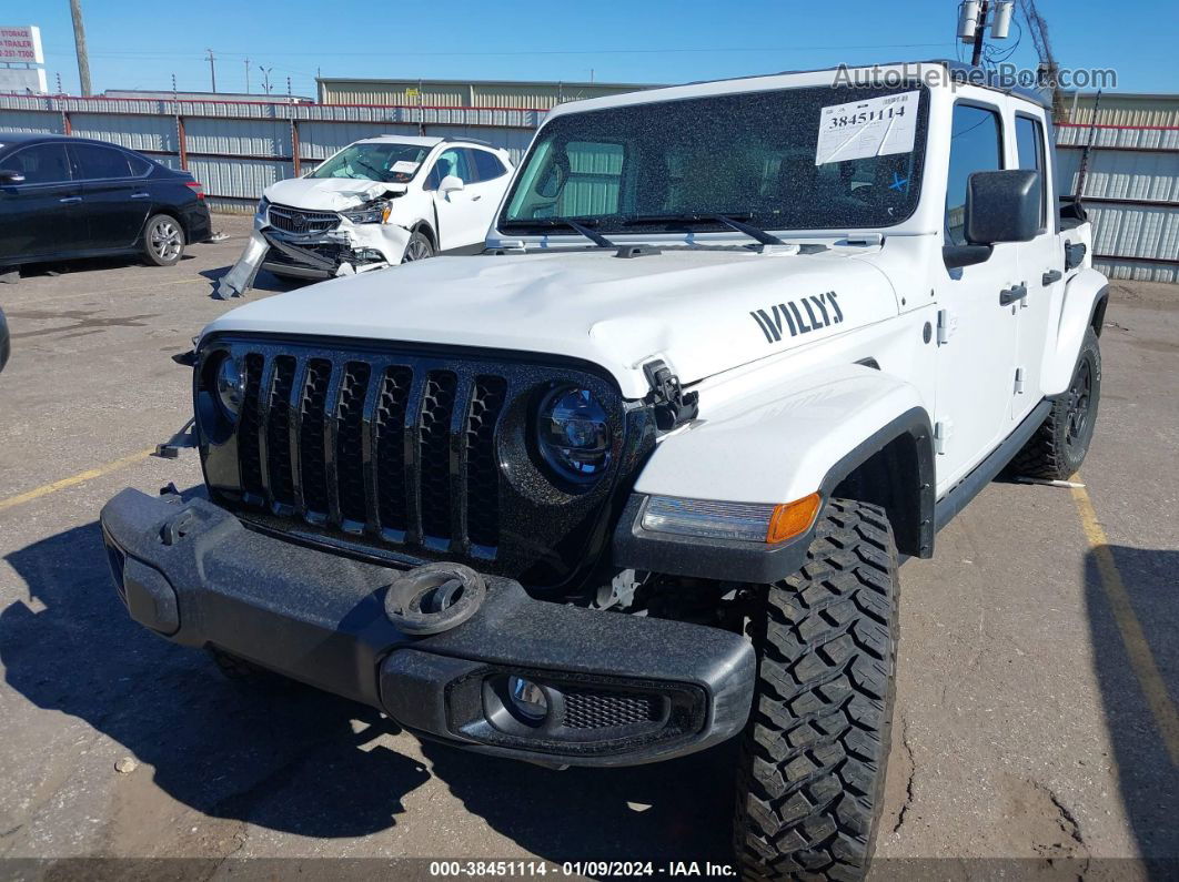 2022 Jeep Gladiator Willys 4x4 Белый vin: 1C6HJTAG1NL141590