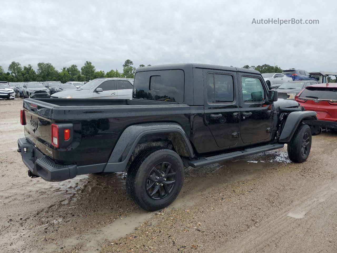 2022 Jeep Gladiator Sport Black vin: 1C6HJTAG2NL126242