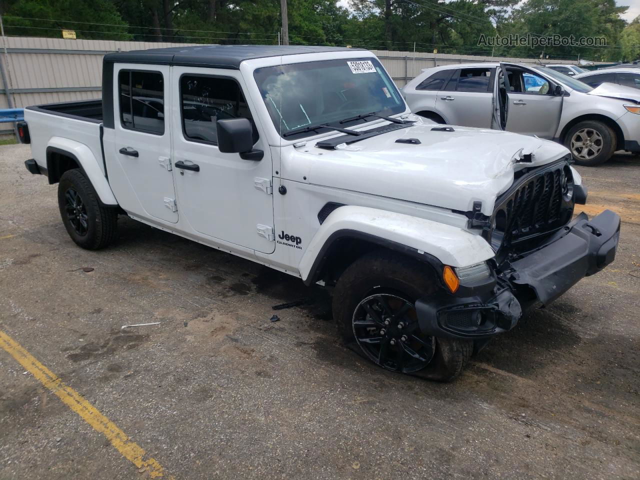 2022 Jeep Gladiator Sport White vin: 1C6HJTAG2NL136625