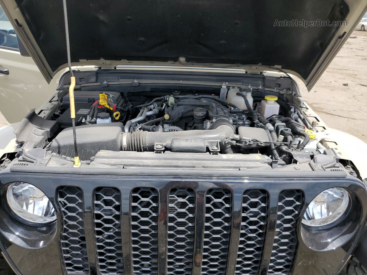 2022 Jeep Gladiator Sport Cream vin: 1C6HJTAG2NL153215