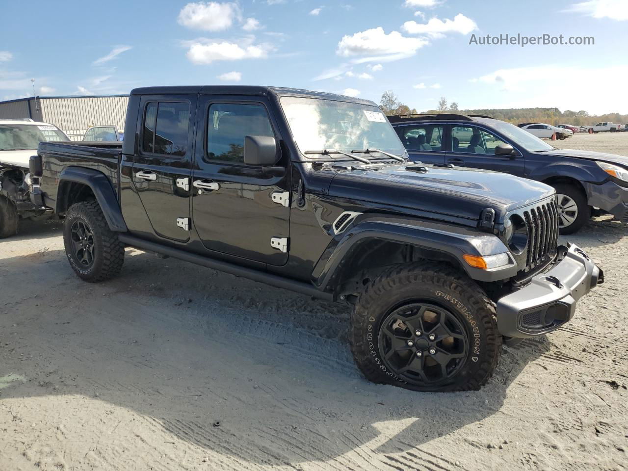 2022 Jeep Gladiator Sport Black vin: 1C6HJTAG3NL139212