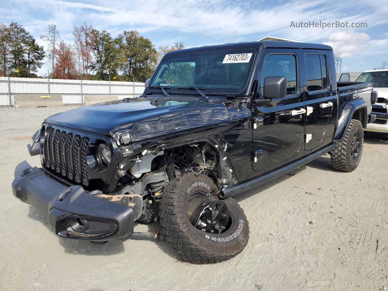 2022 Jeep Gladiator Sport Black vin: 1C6HJTAG3NL139212