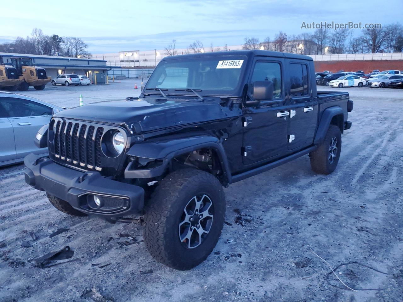 2022 Jeep Gladiator Sport Black vin: 1C6HJTAG3NL139212