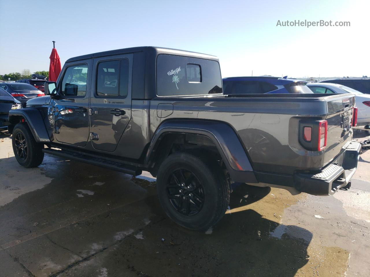 2022 Jeep Gladiator Sport Серый vin: 1C6HJTAG3NL140165