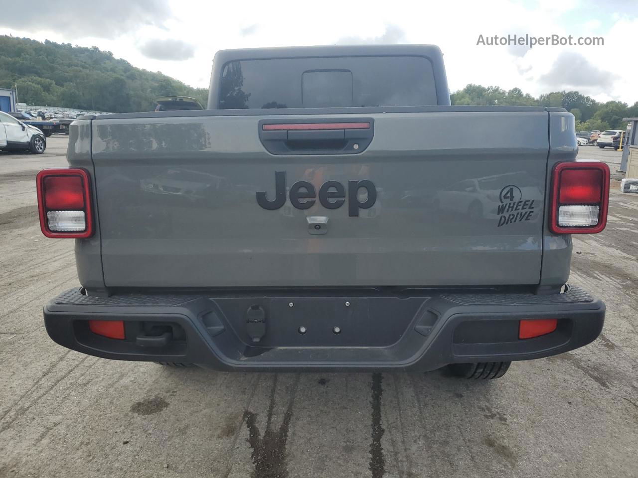 2022 Jeep Gladiator Sport Gray vin: 1C6HJTAG3NL163011