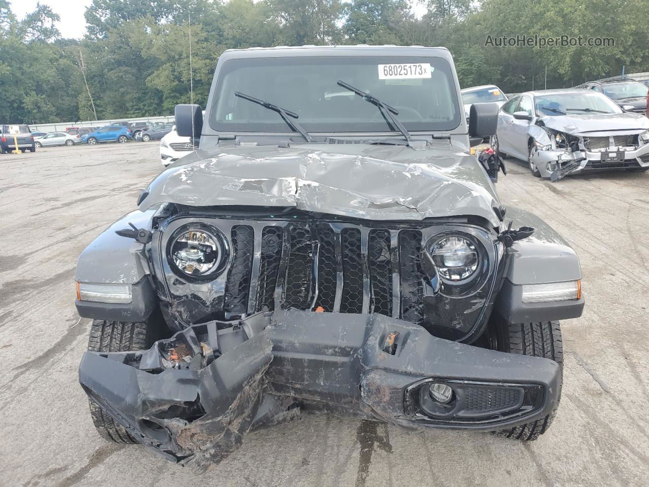 2022 Jeep Gladiator Sport Gray vin: 1C6HJTAG3NL163011