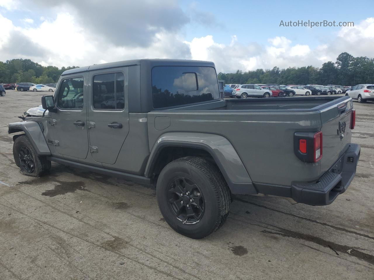 2022 Jeep Gladiator Sport Gray vin: 1C6HJTAG3NL163011