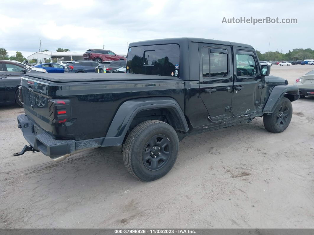 2022 Jeep Gladiator Sport S 4x4 Black vin: 1C6HJTAG4NL106719