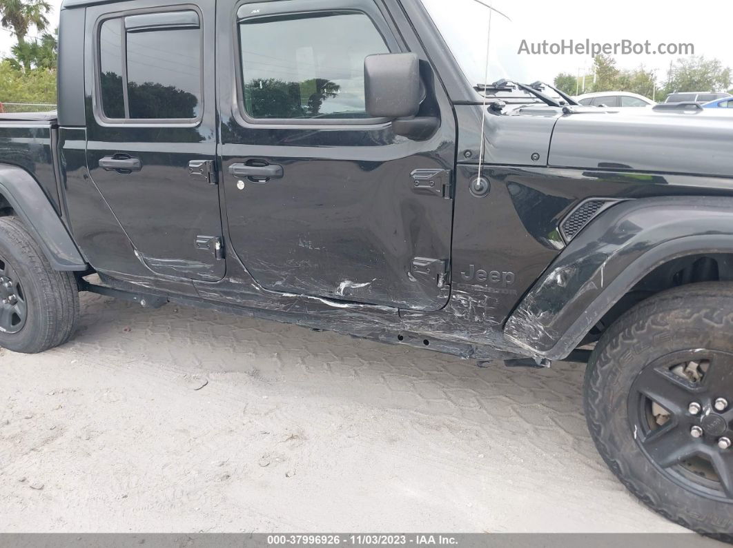 2022 Jeep Gladiator Sport S 4x4 Black vin: 1C6HJTAG4NL106719