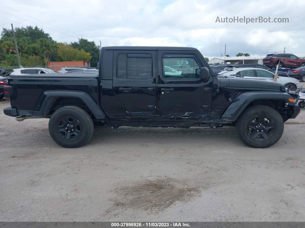 2022 Jeep Gladiator Sport S 4x4 Black vin: 1C6HJTAG4NL106719