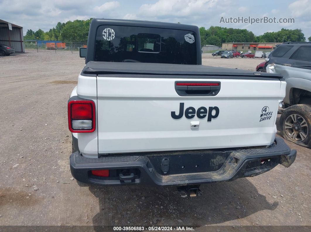 2022 Jeep Gladiator Sport White vin: 1C6HJTAG4NL122340