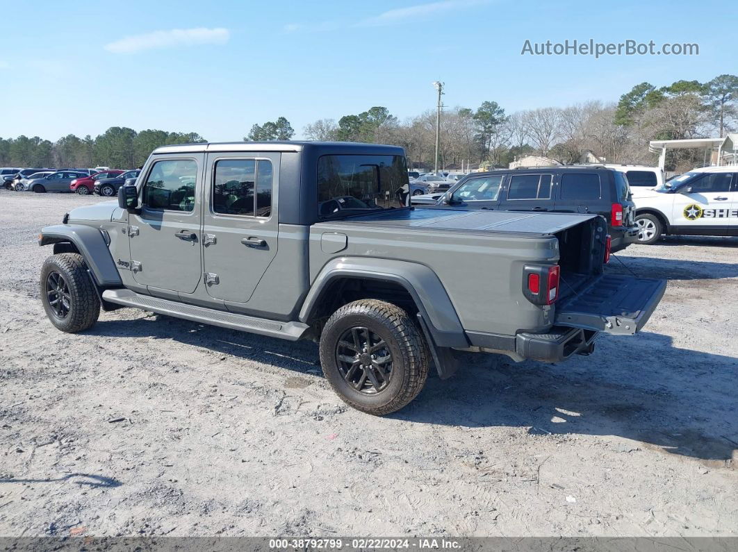 2022 Jeep Gladiator Altitude 4x4 Gray vin: 1C6HJTAG4NL150560