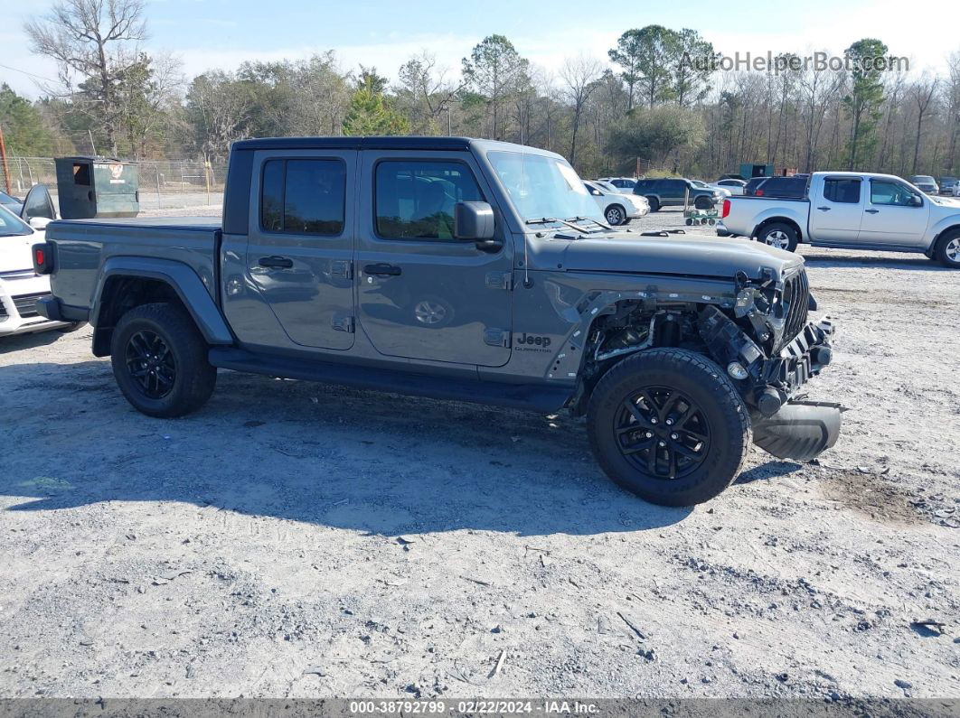 2022 Jeep Gladiator Altitude 4x4 Gray vin: 1C6HJTAG4NL150560