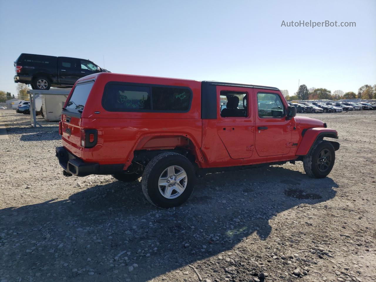 2022 Jeep Gladiator Sport Красный vin: 1C6HJTAG4NL157184