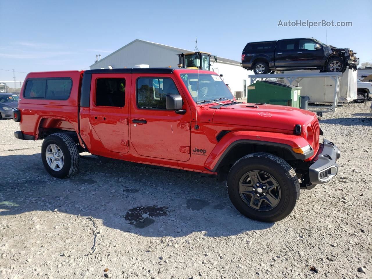 2022 Jeep Gladiator Sport Красный vin: 1C6HJTAG4NL157184