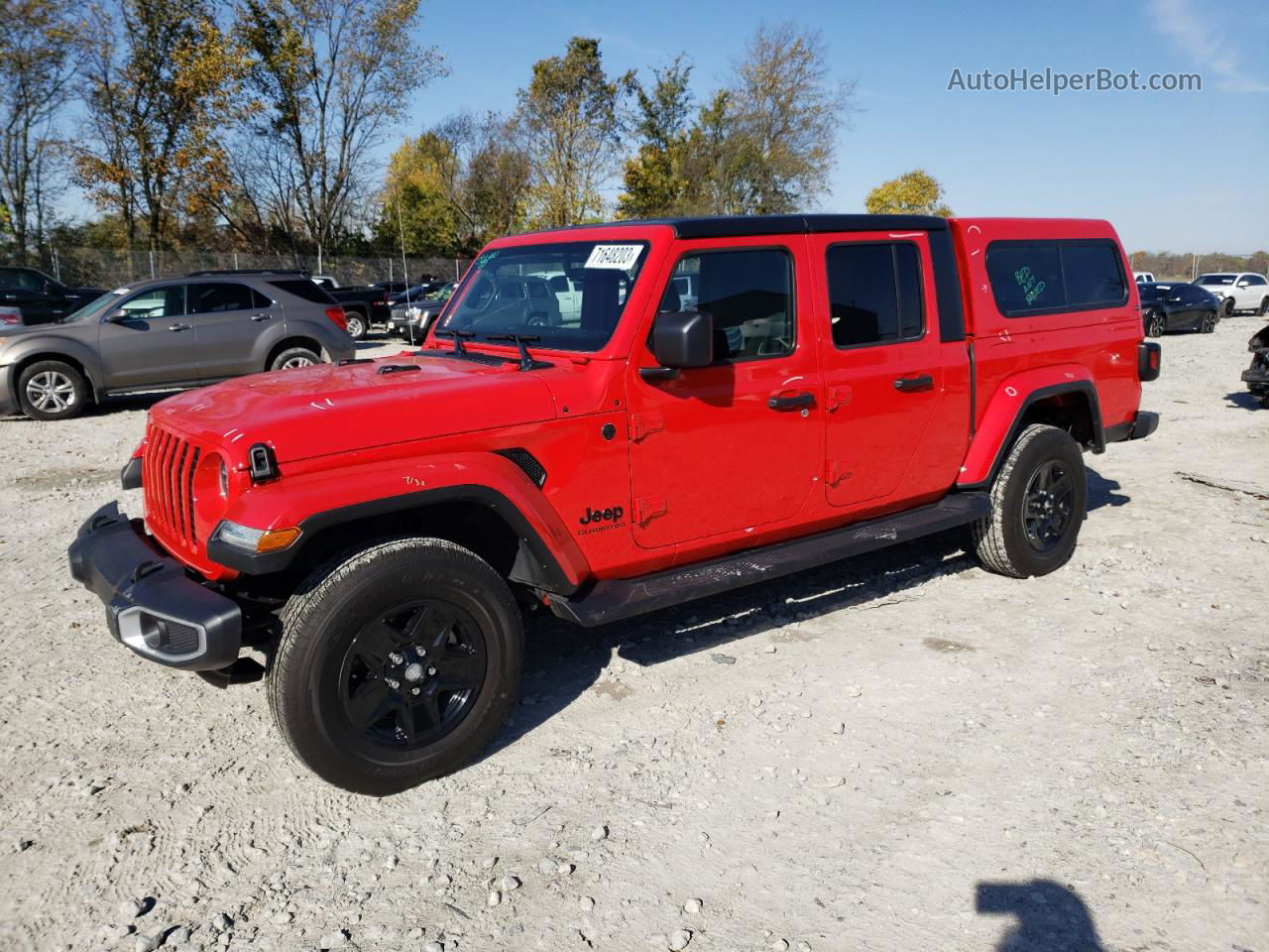 2022 Jeep Gladiator Sport Красный vin: 1C6HJTAG4NL157184