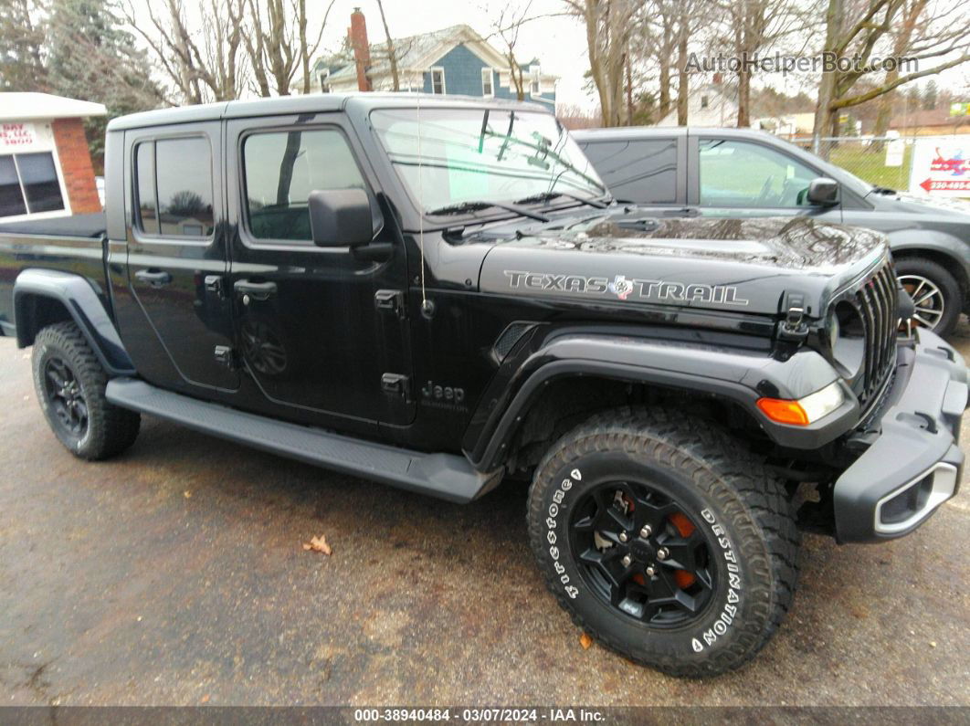 2022 Jeep Gladiator Texas Trail 4x4 Black vin: 1C6HJTAG5NL107085