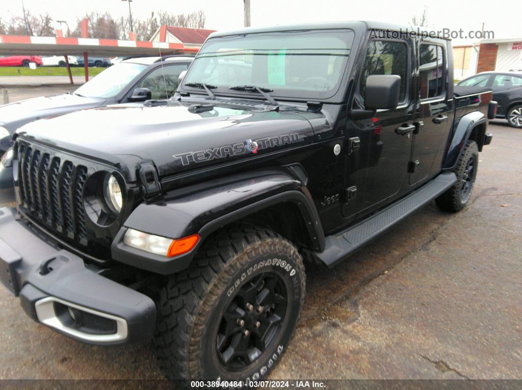 2022 Jeep Gladiator Texas Trail 4x4 Black vin: 1C6HJTAG5NL107085