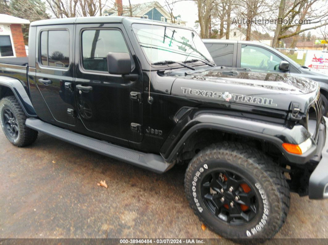 2022 Jeep Gladiator Texas Trail 4x4 Black vin: 1C6HJTAG5NL107085