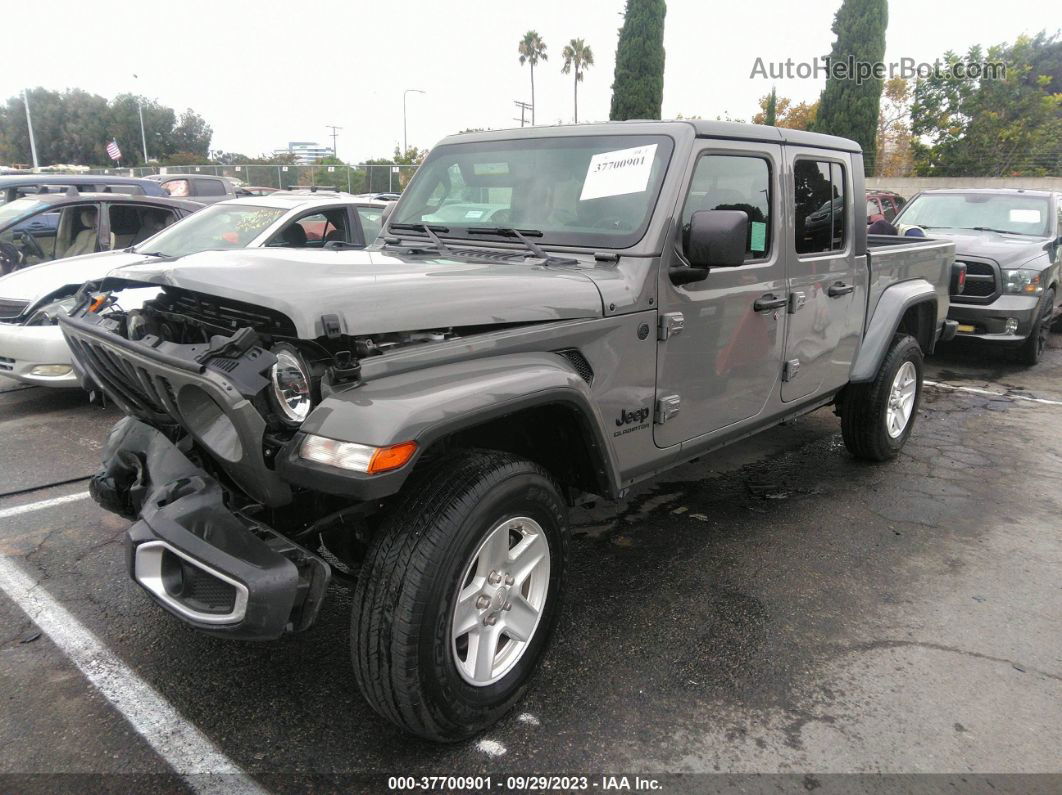 2022 Jeep Gladiator Sport S 4x4 Gray vin: 1C6HJTAG6NL102851