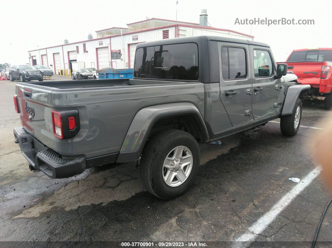 2022 Jeep Gladiator Sport S 4x4 Gray vin: 1C6HJTAG6NL102851