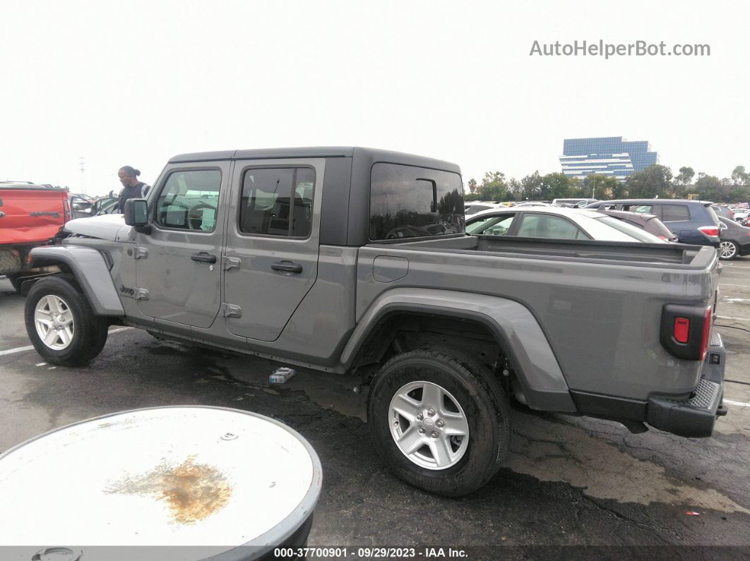 2022 Jeep Gladiator Sport S 4x4 Gray vin: 1C6HJTAG6NL102851