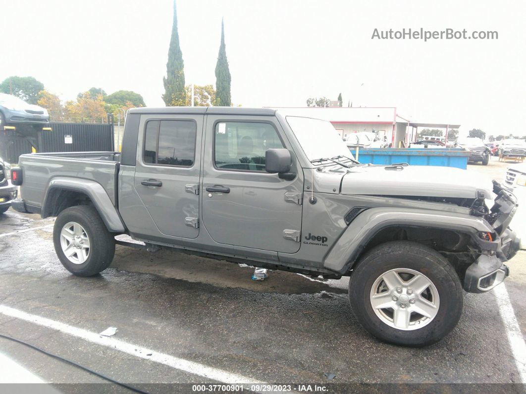 2022 Jeep Gladiator Sport S 4x4 Gray vin: 1C6HJTAG6NL102851