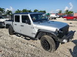 2022 Jeep Gladiator Sport Silver vin: 1C6HJTAG6NL125045