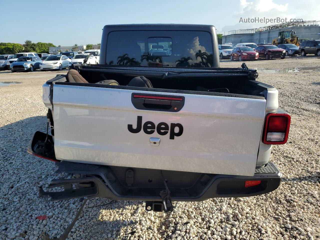 2022 Jeep Gladiator Sport Silver vin: 1C6HJTAG6NL125045