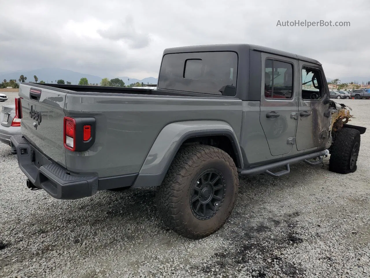 2022 Jeep Gladiator Sport Gray vin: 1C6HJTAG6NL131668