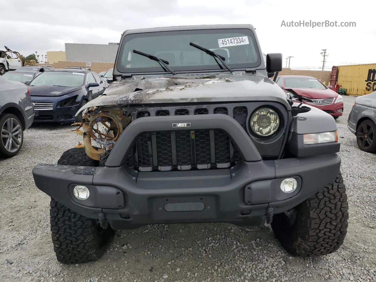 2022 Jeep Gladiator Sport Gray vin: 1C6HJTAG6NL131668