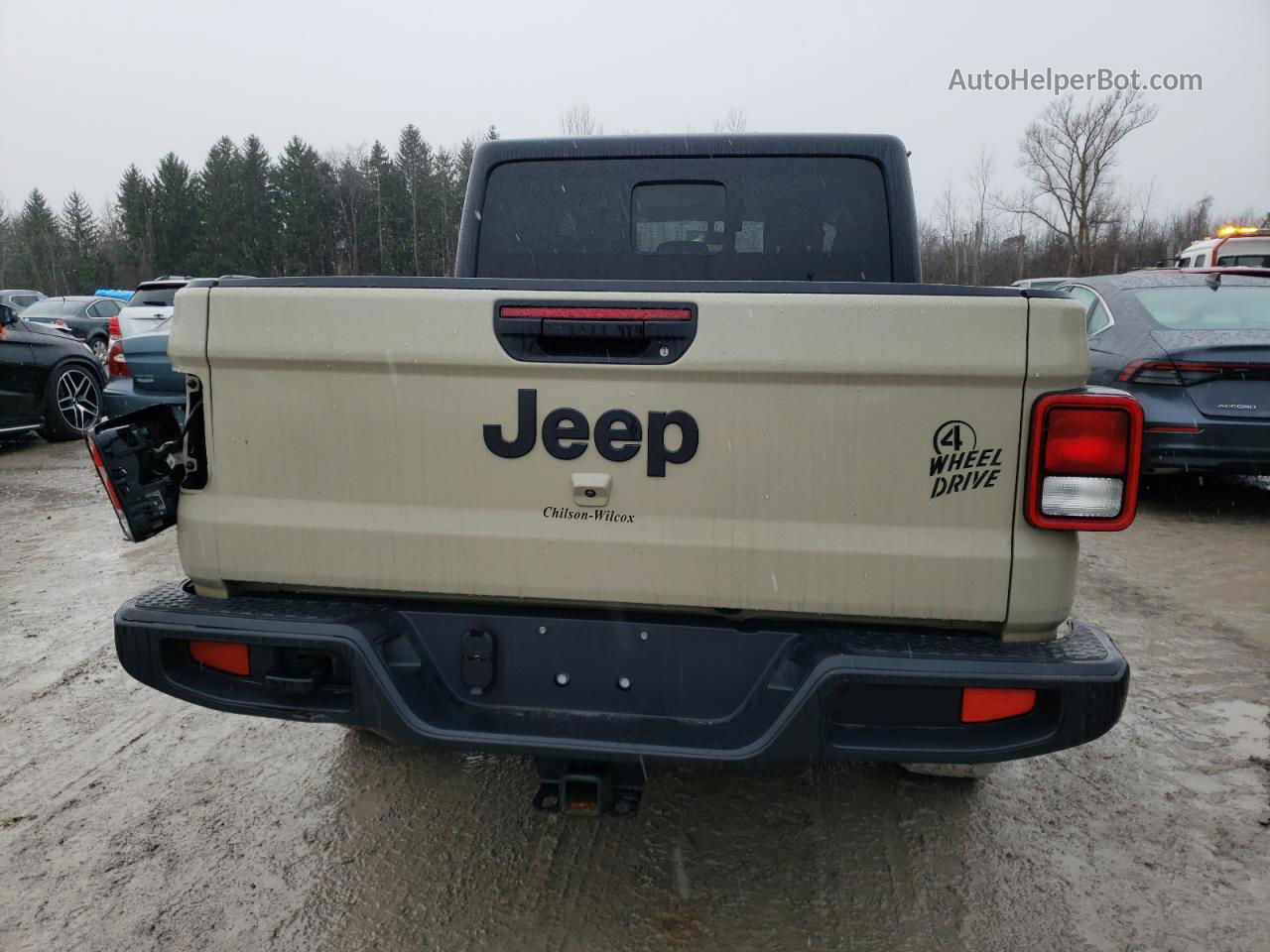 2022 Jeep Gladiator Sport Tan vin: 1C6HJTAG6NL173192