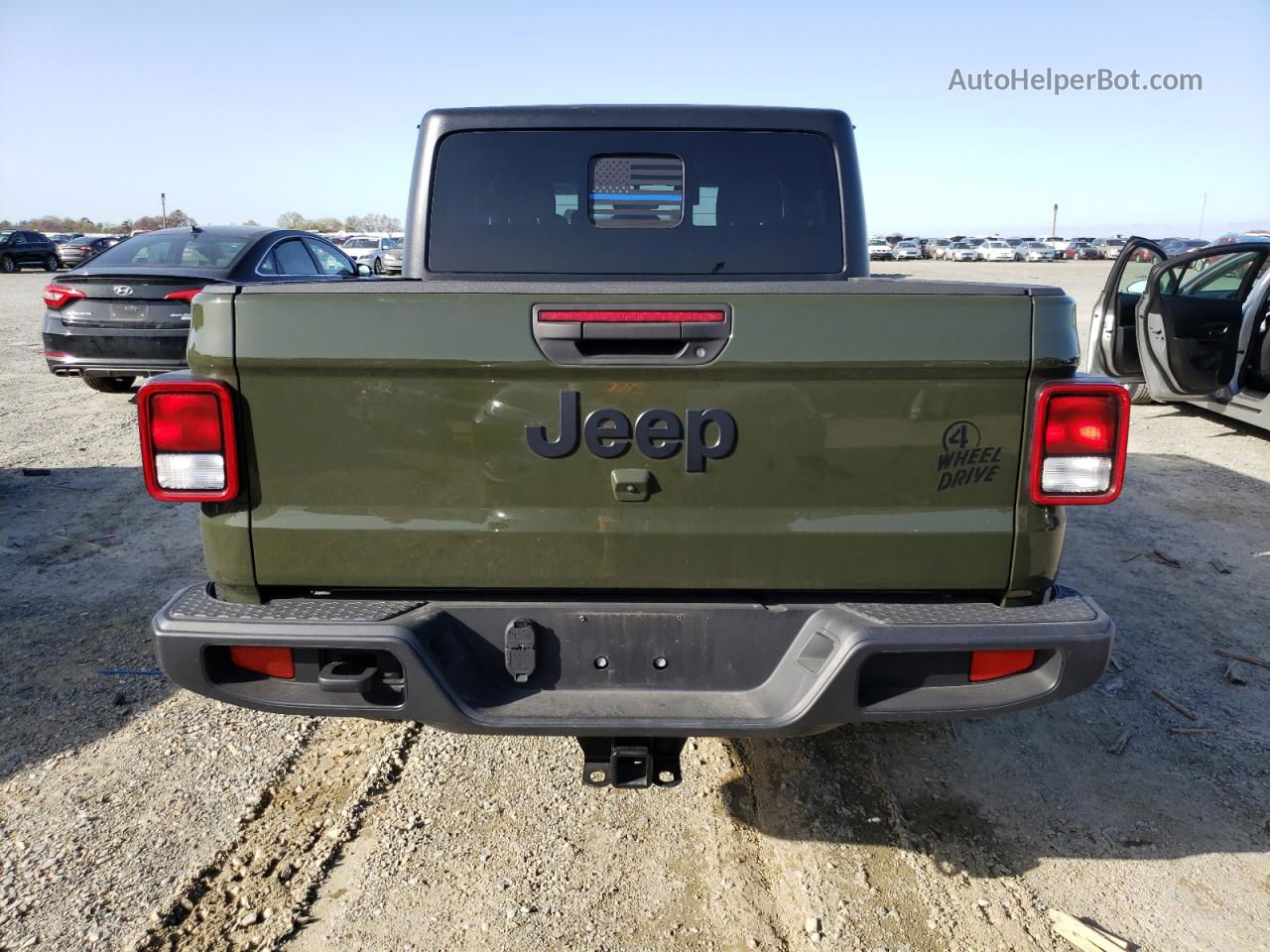 2022 Jeep Gladiator Sport Green vin: 1C6HJTAG6NL177968