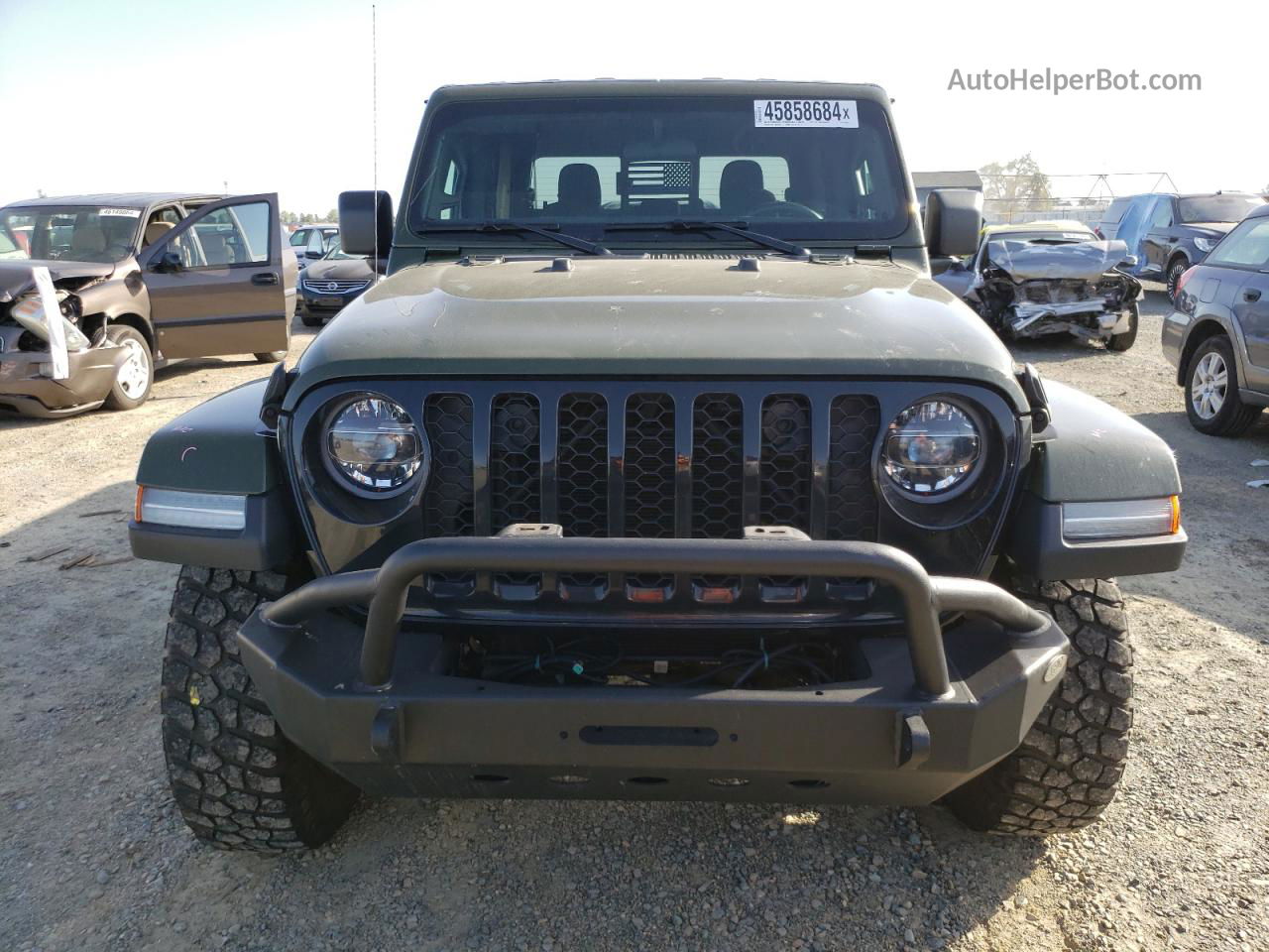 2022 Jeep Gladiator Sport Green vin: 1C6HJTAG6NL177968