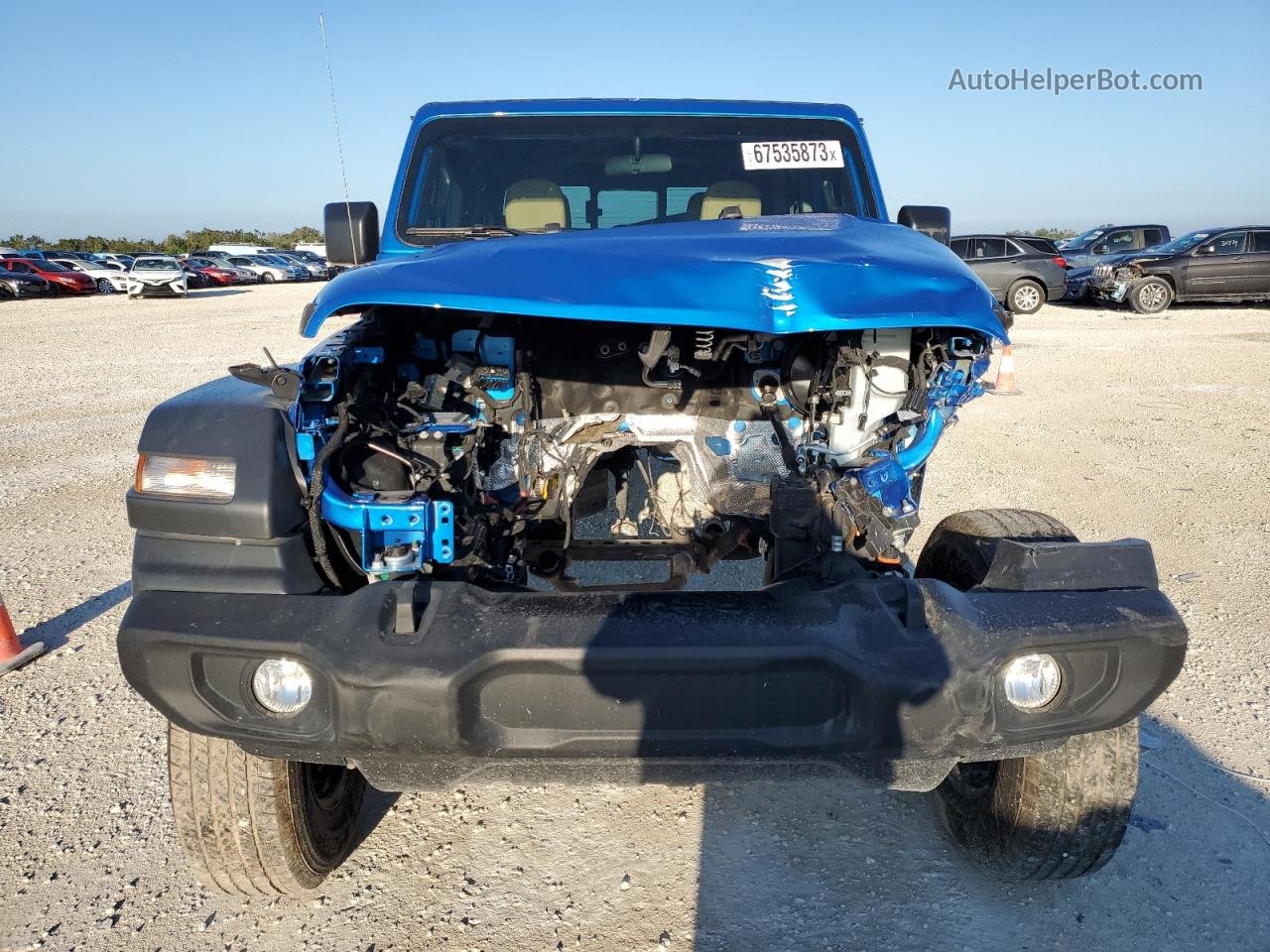 2022 Jeep Gladiator Sport Blue vin: 1C6HJTAG6NL182426