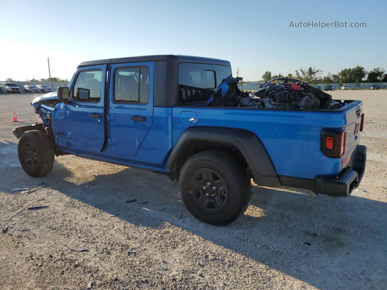 2022 Jeep Gladiator Sport Blue vin: 1C6HJTAG6NL182426