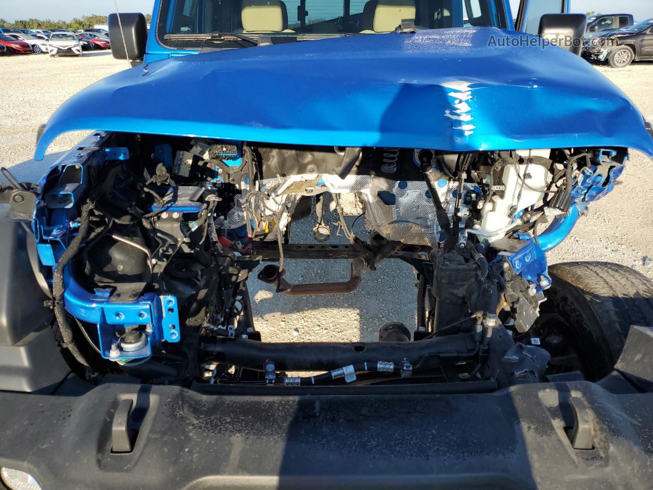 2022 Jeep Gladiator Sport Blue vin: 1C6HJTAG6NL182426