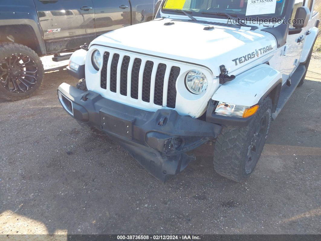 2022 Jeep Gladiator Texas Trail 4x4 White vin: 1C6HJTAG7NL130271